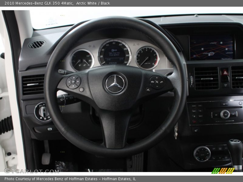 Arctic White / Black 2010 Mercedes-Benz GLK 350 4Matic