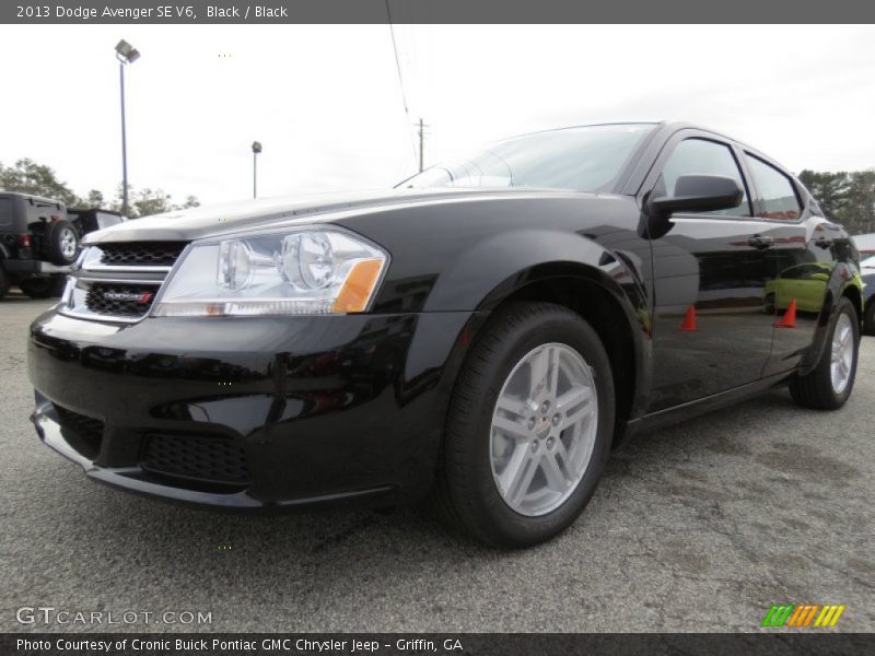 Black / Black 2013 Dodge Avenger SE V6