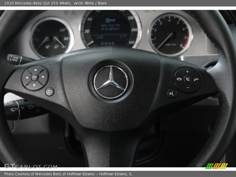 Arctic White / Black 2010 Mercedes-Benz GLK 350 4Matic