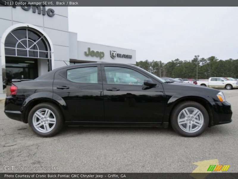 Black / Black 2013 Dodge Avenger SE V6
