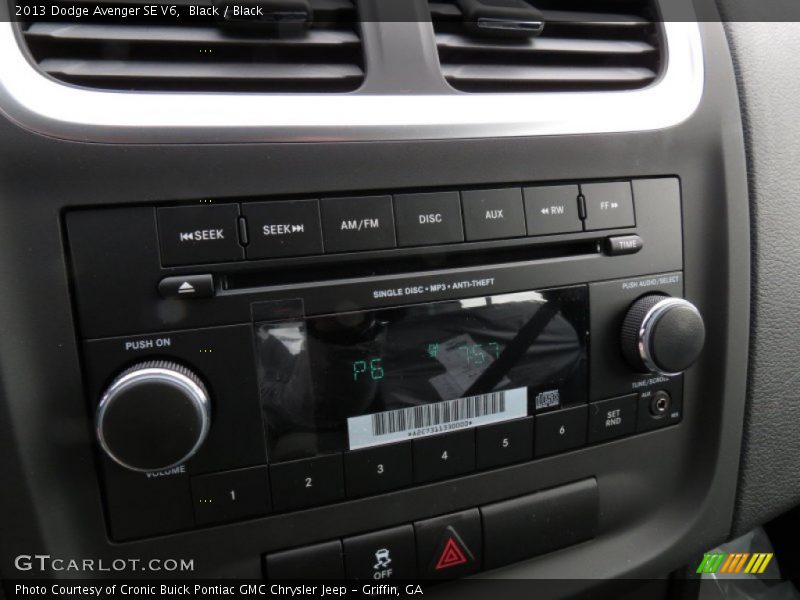 Black / Black 2013 Dodge Avenger SE V6