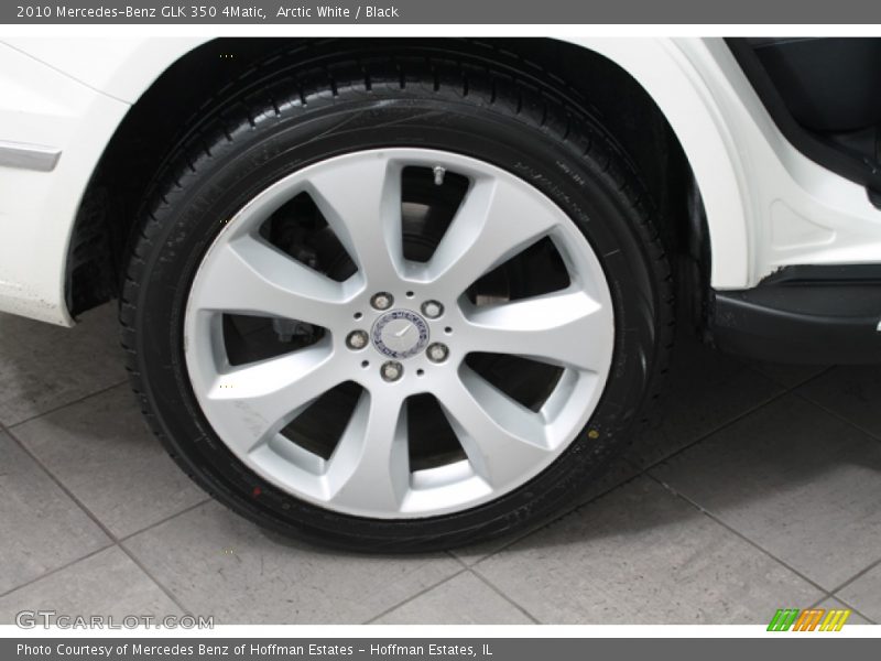 Arctic White / Black 2010 Mercedes-Benz GLK 350 4Matic