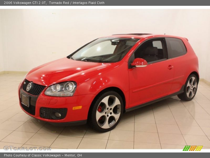 Tornado Red / Interlagos Plaid Cloth 2006 Volkswagen GTI 2.0T