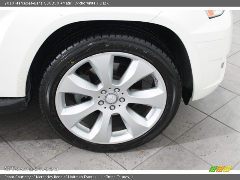 Arctic White / Black 2010 Mercedes-Benz GLK 350 4Matic