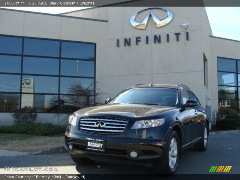 Black Obsidian / Graphite 2005 Infiniti FX 35 AWD