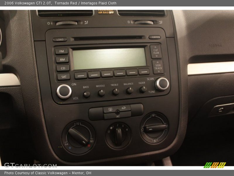Tornado Red / Interlagos Plaid Cloth 2006 Volkswagen GTI 2.0T