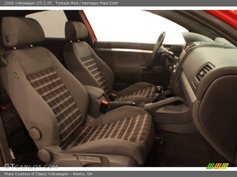 Tornado Red / Interlagos Plaid Cloth 2006 Volkswagen GTI 2.0T