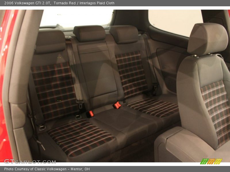 Tornado Red / Interlagos Plaid Cloth 2006 Volkswagen GTI 2.0T
