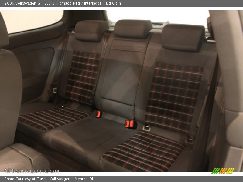 Tornado Red / Interlagos Plaid Cloth 2006 Volkswagen GTI 2.0T