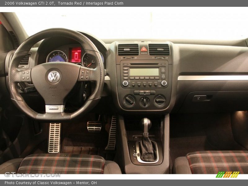 Tornado Red / Interlagos Plaid Cloth 2006 Volkswagen GTI 2.0T