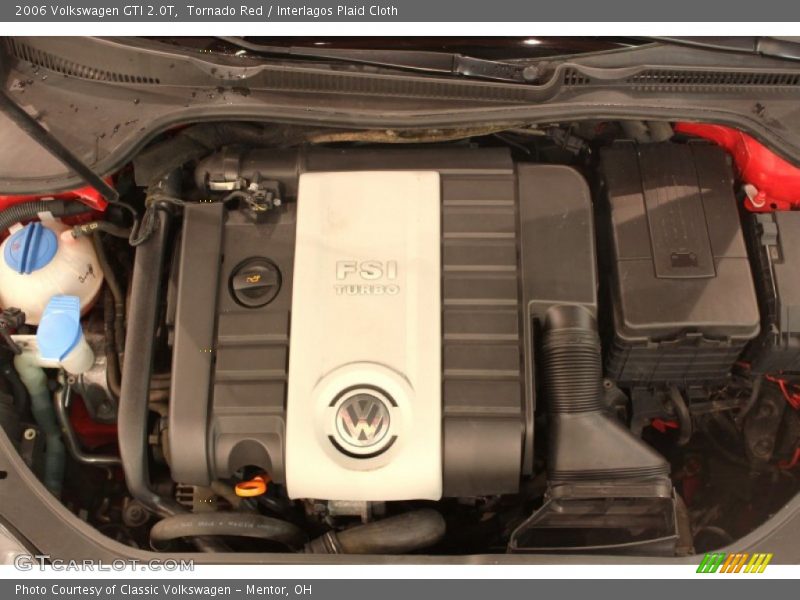Tornado Red / Interlagos Plaid Cloth 2006 Volkswagen GTI 2.0T