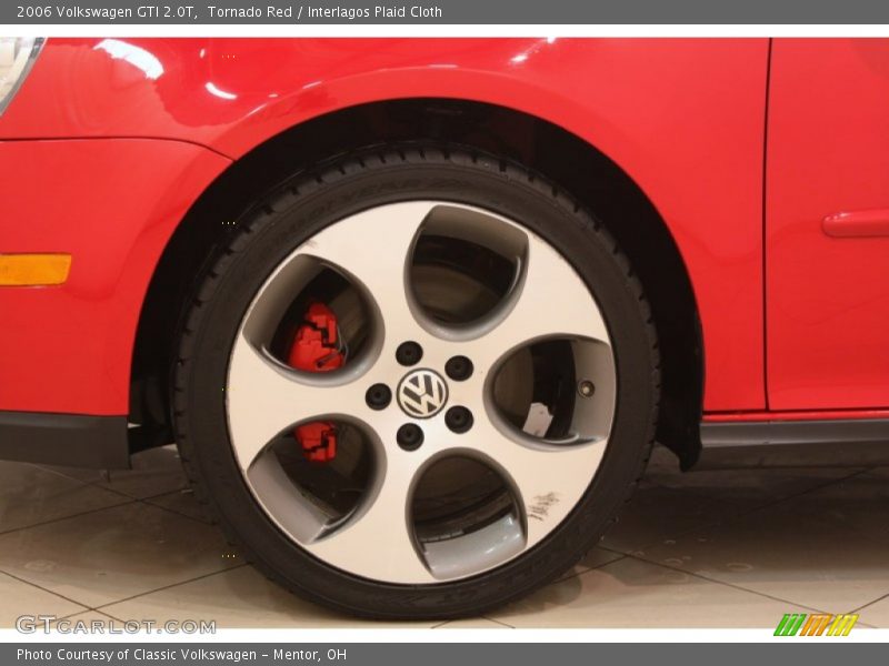 Tornado Red / Interlagos Plaid Cloth 2006 Volkswagen GTI 2.0T