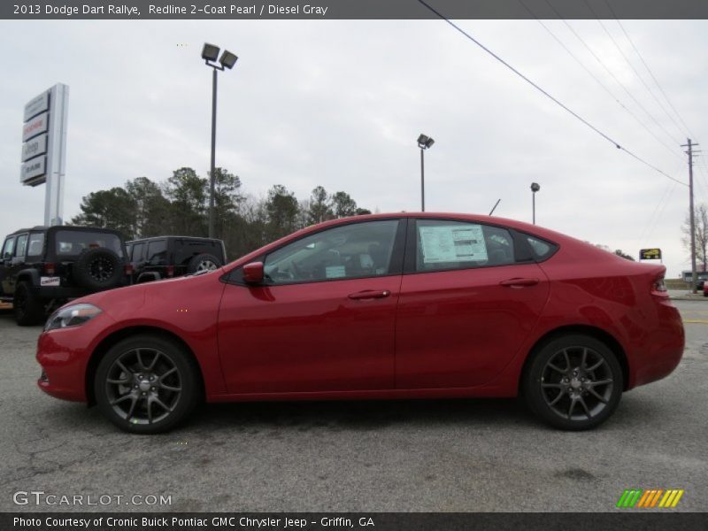 Redline 2-Coat Pearl / Diesel Gray 2013 Dodge Dart Rallye