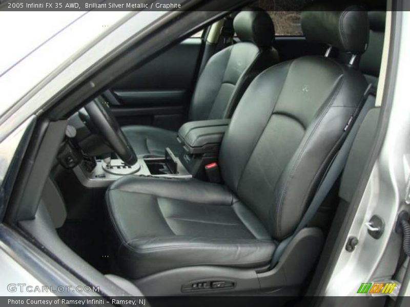 Brilliant Silver Metallic / Graphite 2005 Infiniti FX 35 AWD