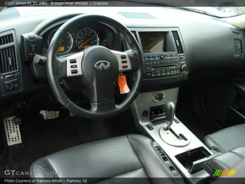 Brilliant Silver Metallic / Graphite 2005 Infiniti FX 35 AWD