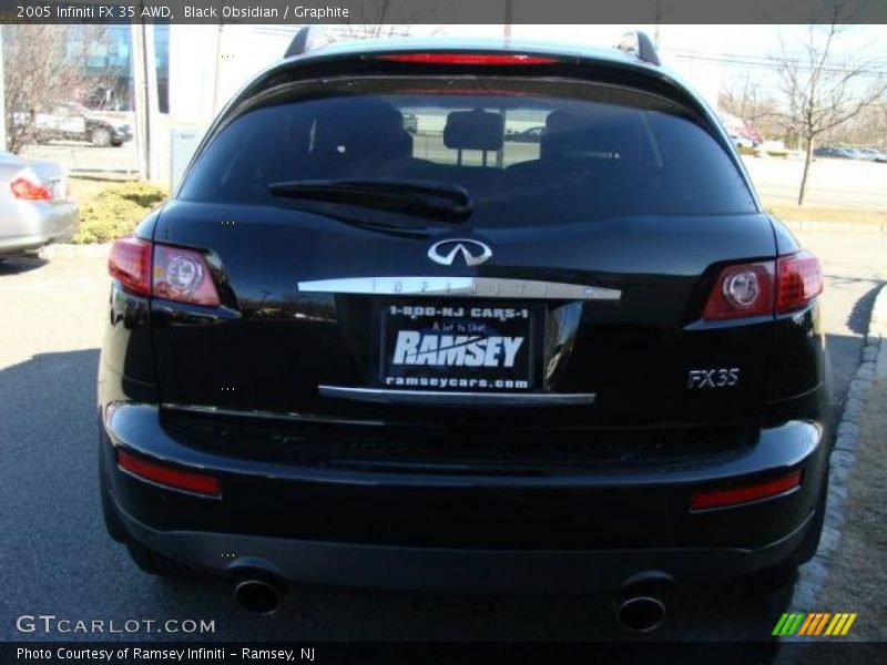 Black Obsidian / Graphite 2005 Infiniti FX 35 AWD