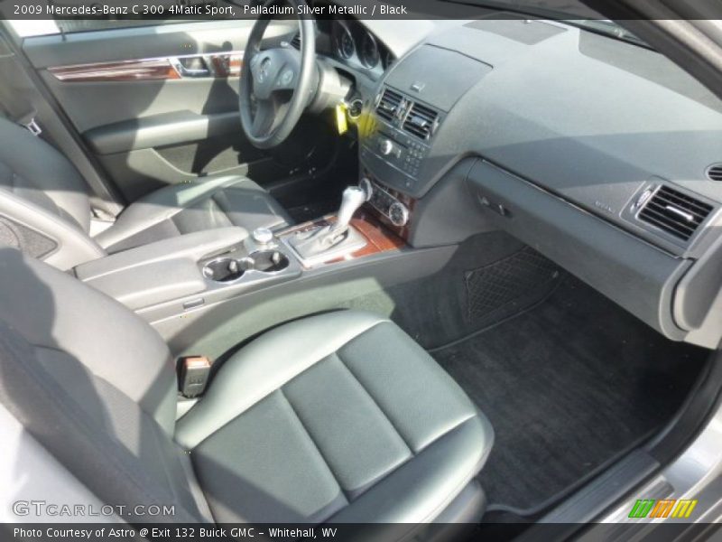 Palladium Silver Metallic / Black 2009 Mercedes-Benz C 300 4Matic Sport