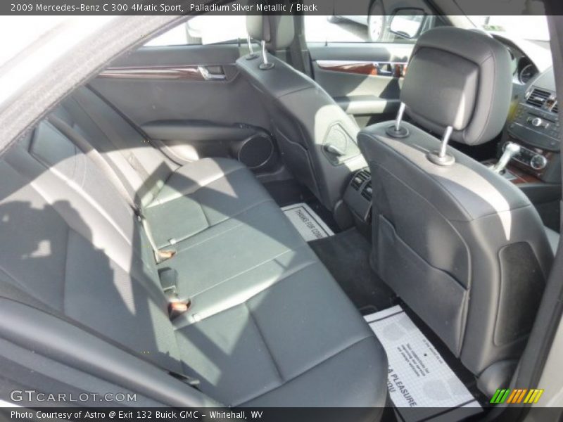 Palladium Silver Metallic / Black 2009 Mercedes-Benz C 300 4Matic Sport