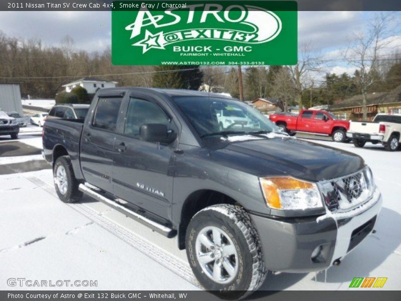 Smoke Gray / Charcoal 2011 Nissan Titan SV Crew Cab 4x4