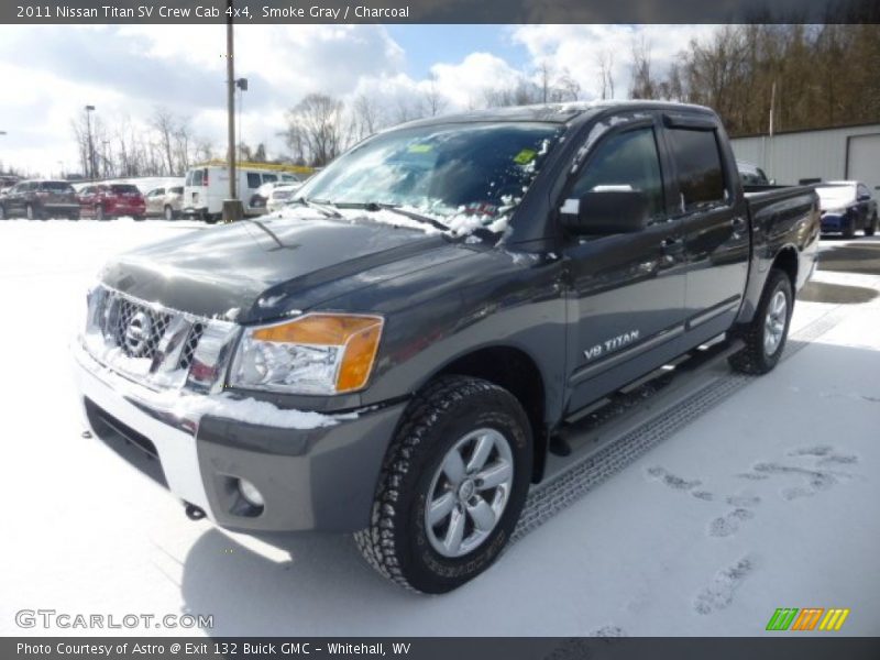 Smoke Gray / Charcoal 2011 Nissan Titan SV Crew Cab 4x4