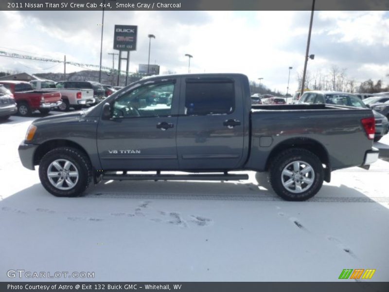 Smoke Gray / Charcoal 2011 Nissan Titan SV Crew Cab 4x4
