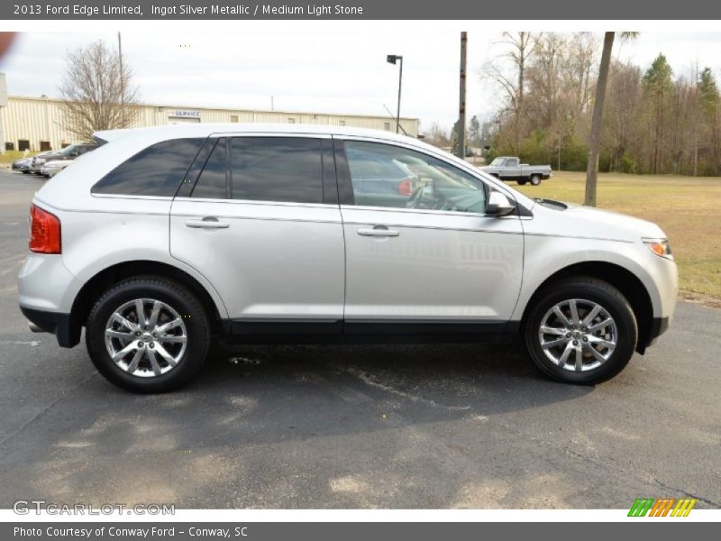 Ingot Silver Metallic / Medium Light Stone 2013 Ford Edge Limited