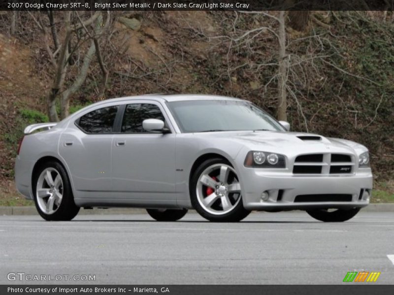 Bright Silver Metallic / Dark Slate Gray/Light Slate Gray 2007 Dodge Charger SRT-8