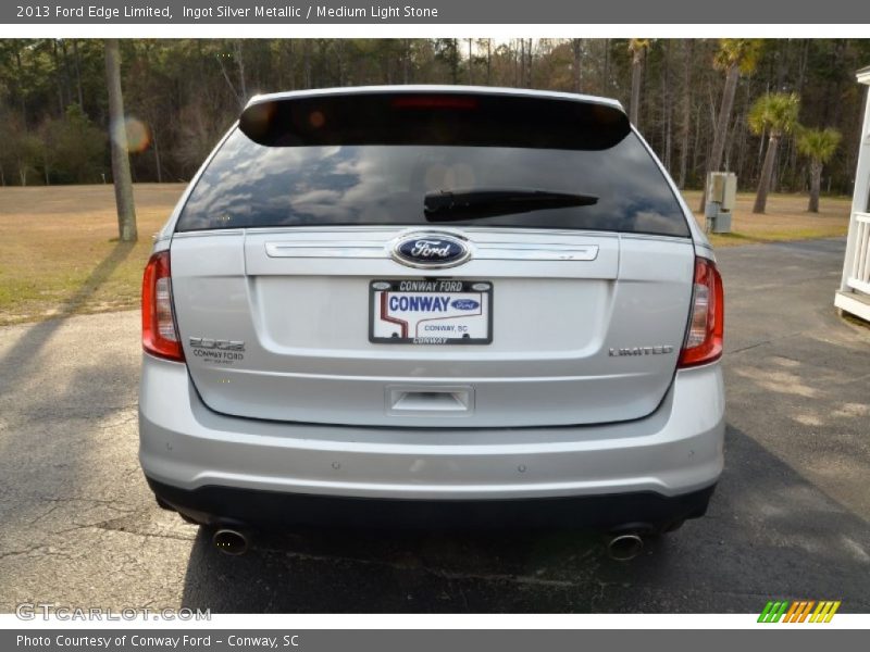 Ingot Silver Metallic / Medium Light Stone 2013 Ford Edge Limited