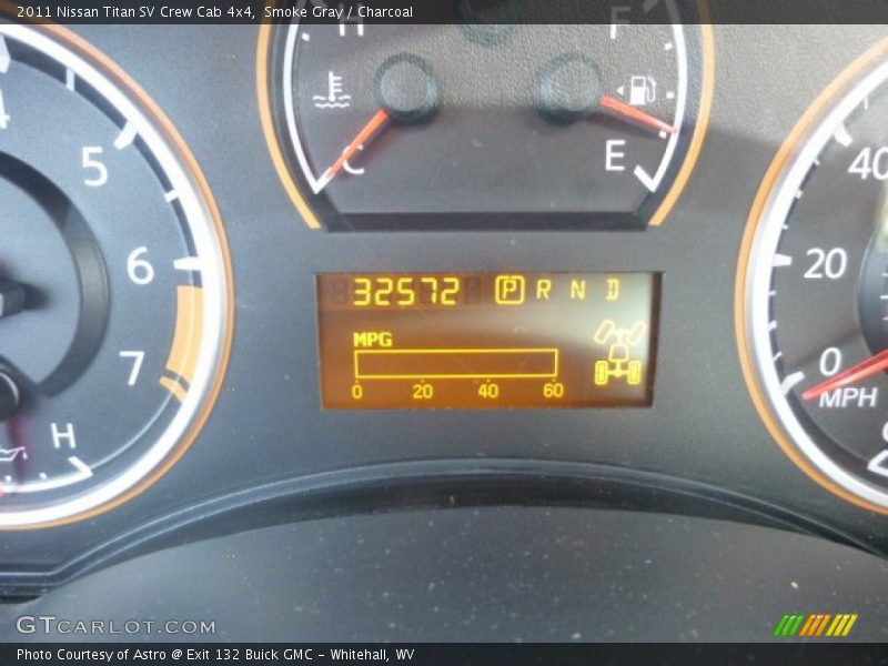 Smoke Gray / Charcoal 2011 Nissan Titan SV Crew Cab 4x4