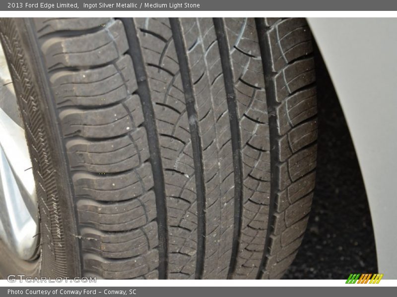 Ingot Silver Metallic / Medium Light Stone 2013 Ford Edge Limited
