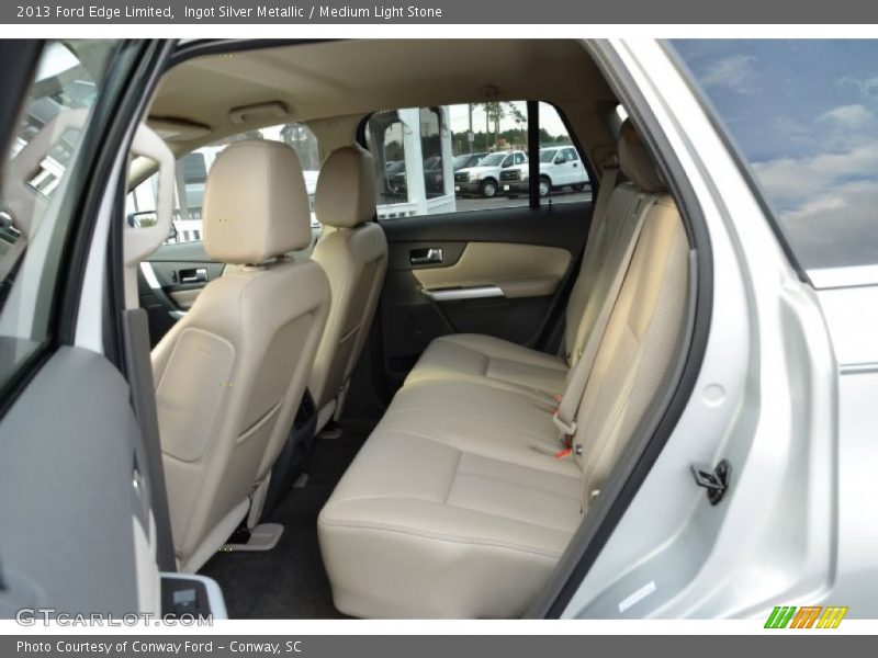 Ingot Silver Metallic / Medium Light Stone 2013 Ford Edge Limited