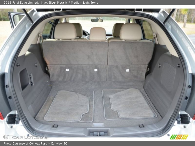 Ingot Silver Metallic / Medium Light Stone 2013 Ford Edge Limited