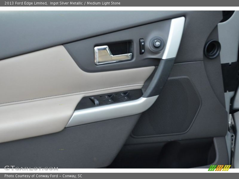 Ingot Silver Metallic / Medium Light Stone 2013 Ford Edge Limited
