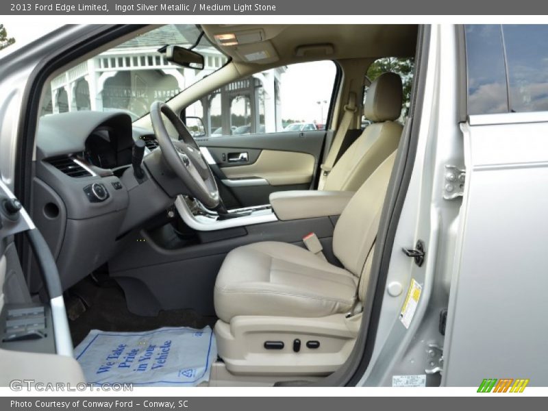 Ingot Silver Metallic / Medium Light Stone 2013 Ford Edge Limited