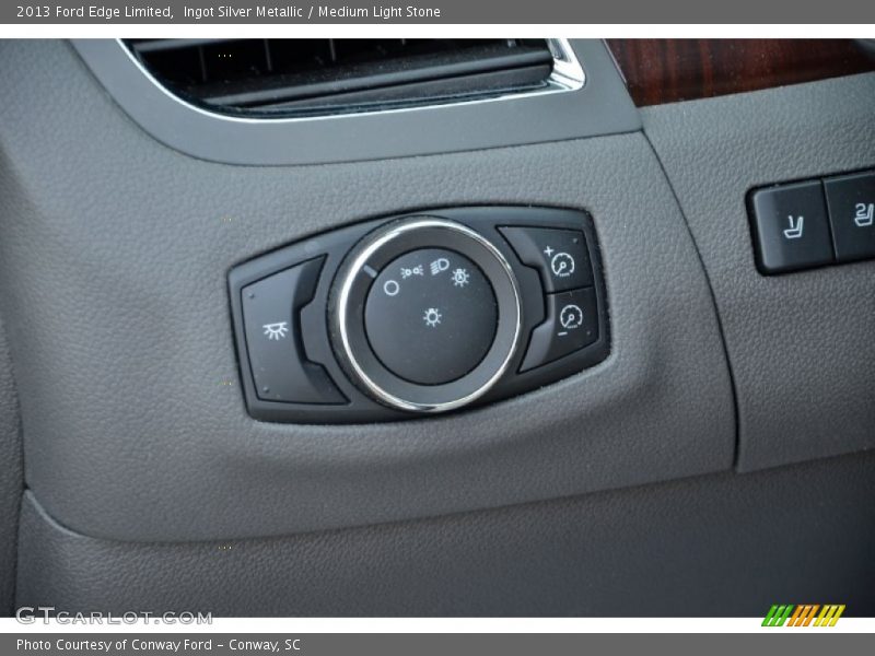 Ingot Silver Metallic / Medium Light Stone 2013 Ford Edge Limited