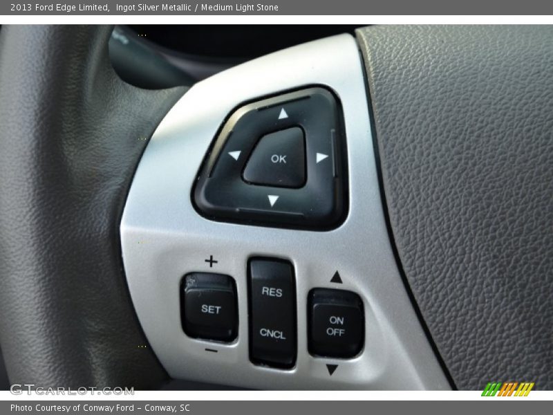 Ingot Silver Metallic / Medium Light Stone 2013 Ford Edge Limited