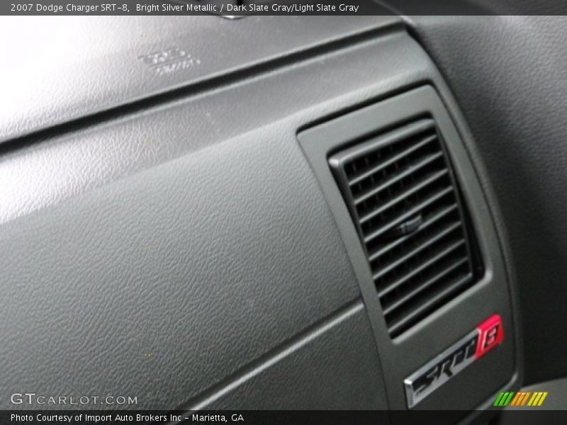 Bright Silver Metallic / Dark Slate Gray/Light Slate Gray 2007 Dodge Charger SRT-8