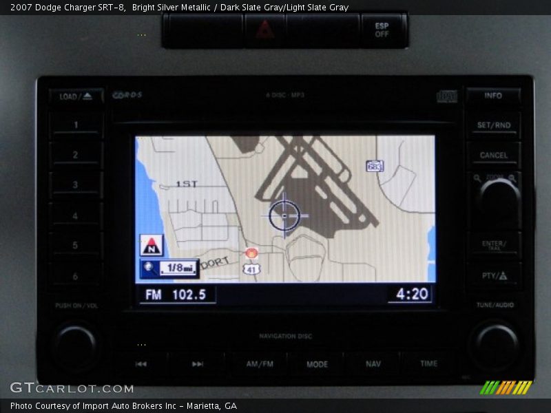 Navigation of 2007 Charger SRT-8