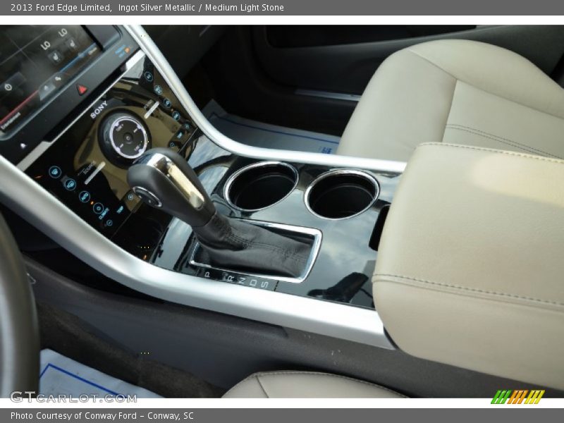 Ingot Silver Metallic / Medium Light Stone 2013 Ford Edge Limited