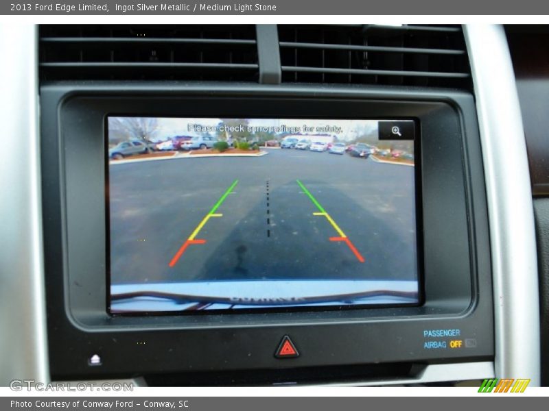 Ingot Silver Metallic / Medium Light Stone 2013 Ford Edge Limited