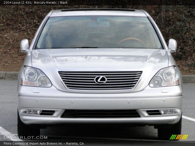 Mercury Metallic / Black 2004 Lexus LS 430