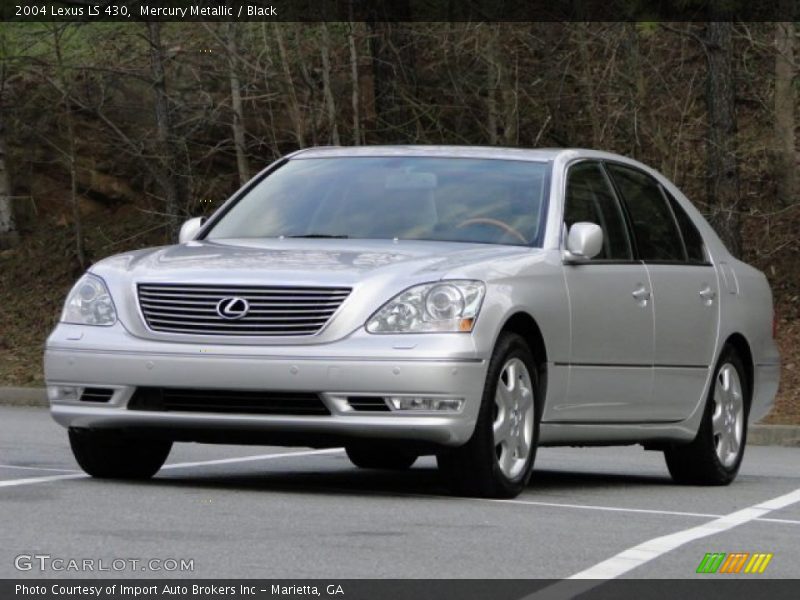 Mercury Metallic / Black 2004 Lexus LS 430