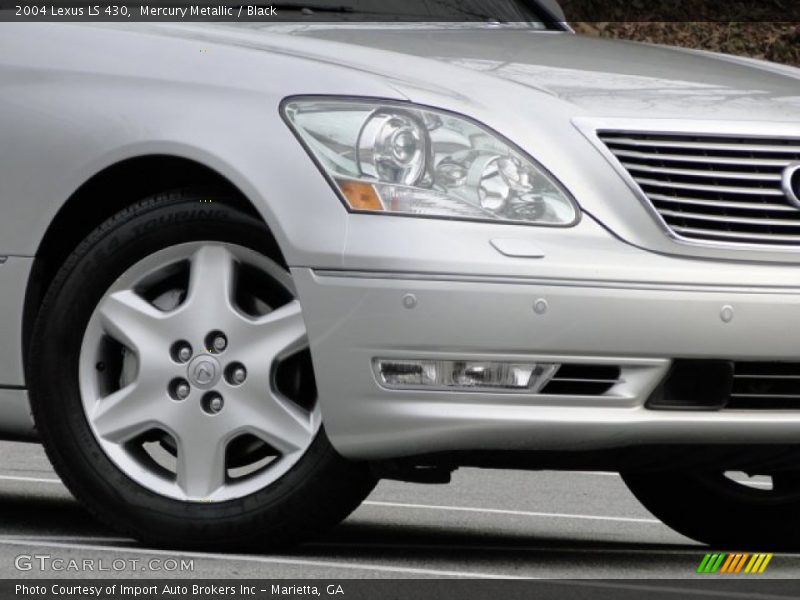 Mercury Metallic / Black 2004 Lexus LS 430