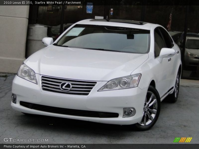 Starfire White Pearl / Parchment 2010 Lexus ES 350
