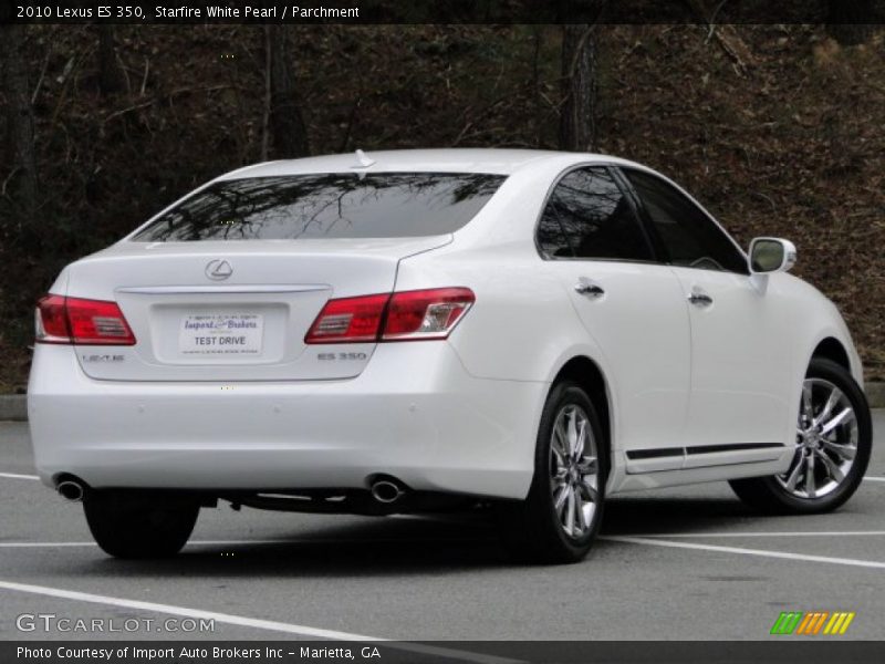 Starfire White Pearl / Parchment 2010 Lexus ES 350