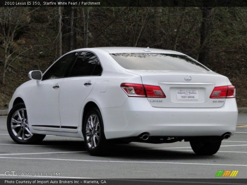 Starfire White Pearl / Parchment 2010 Lexus ES 350