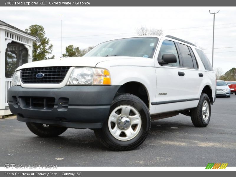 Oxford White / Graphite 2005 Ford Explorer XLS