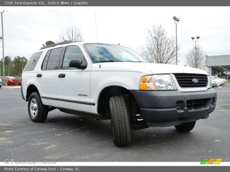 Oxford White / Graphite 2005 Ford Explorer XLS