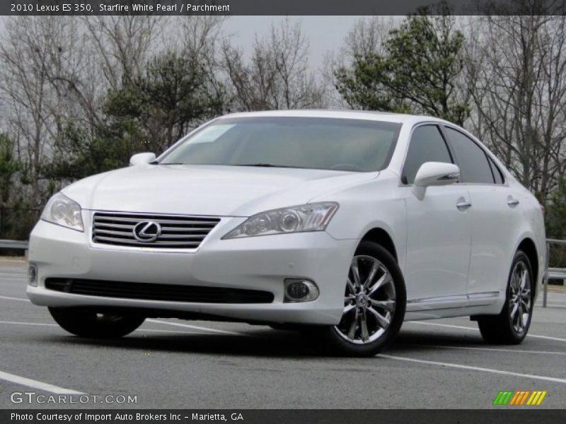 Starfire White Pearl / Parchment 2010 Lexus ES 350