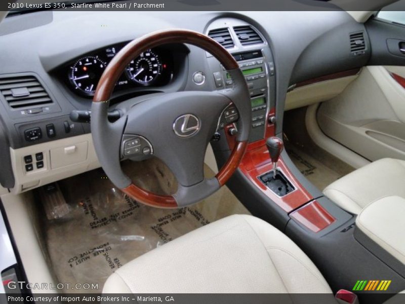 Starfire White Pearl / Parchment 2010 Lexus ES 350